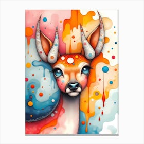 The Colorful Chronicles of Dazzlehorn Canvas Print