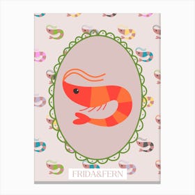 Little Shrimp Canvas Print