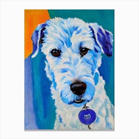 Pumi Fauvist Style dog Canvas Print