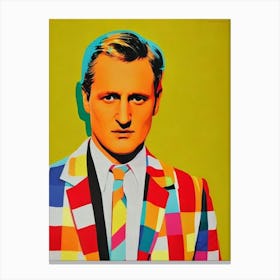 Woody Harrelson Colourful Pop Movies Art Movies Canvas Print