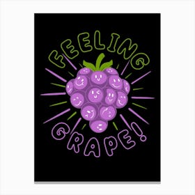 Feeling Grape Canvas Print