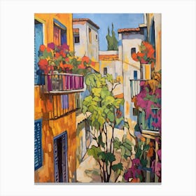 Nicosia Cyprus 4 Fauvist Painting Canvas Print