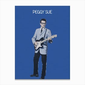 Peggy Sue Buddy Holly Canvas Print