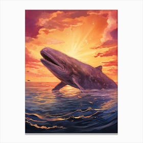 Strap Toothed Whale 2 Canvas Print