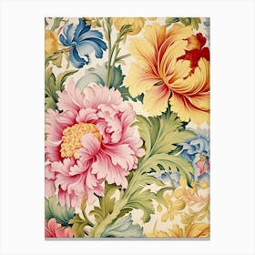 Floral Wallpaper 20 Canvas Print