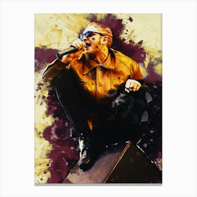 Smudge Layne Thomas Staley Lead Vocalist Rock Band Alice In Chains Canvas Print