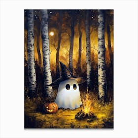 Ghost In The Woods 2 Canvas Print