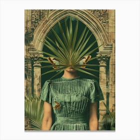 'The Woman In Green' Canvas Print