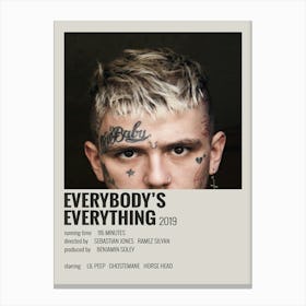 Everybody S Everything 2019 Poster 1 Canvas Print