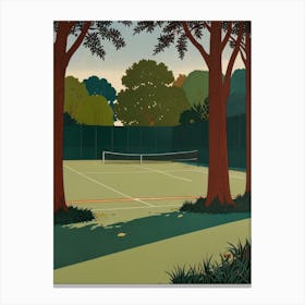 Tennis Court1 Canvas Print