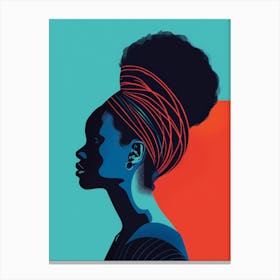 Portrait Of African Woman 41 Canvas Print