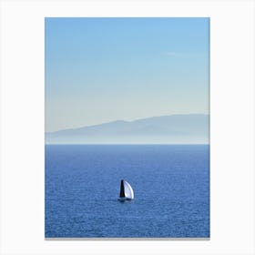 Sailing At The Blue Canvas Print