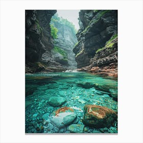 Swedish Gorge Canvas Print