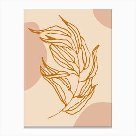 Leaf Illustration Canvas Print