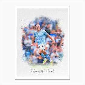 Erling Haaland Manchester City Canvas Print