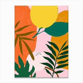Tropical Background 1 Canvas Print