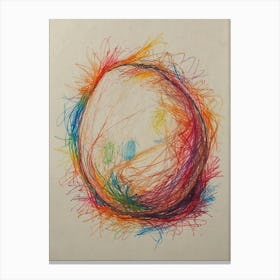 Rainbow Ball Canvas Print