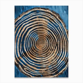 Tree Slice Canvas Print