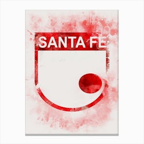 Independiente Santa Fe 2 Canvas Print