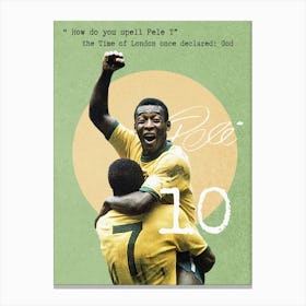 King Pele Canvas Print