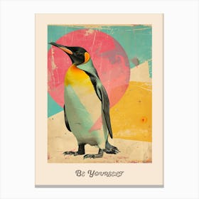 Be Yourself Penguin Poster 2 Canvas Print