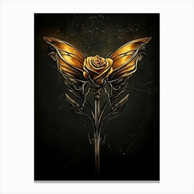 Golden Rose Canvas Print