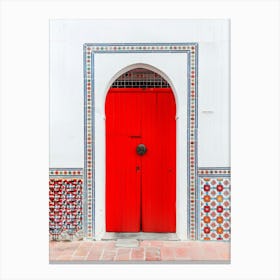 Red Door 3 Canvas Print