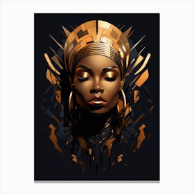 Afro-American Woman 19 Canvas Print