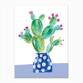 Painted Prickly Pear Canvas Print