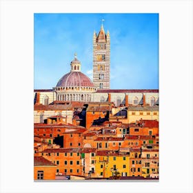 Duomo Di Siena, Siena, Tuscany, Italy Canvas Print