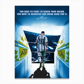 Messi Canvas Print