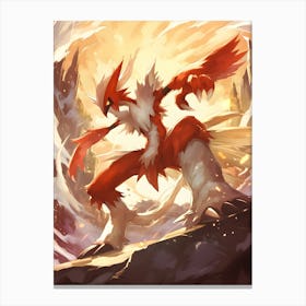 Blaziken Pokemon Anime Manga Japan Poster Canvas Print