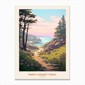 West Coast Trail Canada 3 Hike Poster Canvas Print