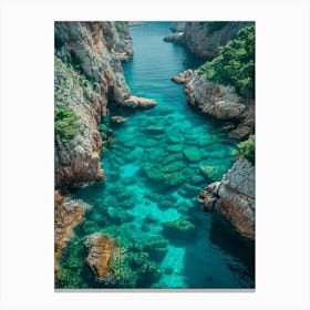 Rocky Coast Of Croatia Canvas Print