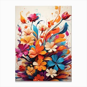 Colorful Flowers Canvas Print