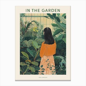 In The Garden Poster Kew Gardens England 13 Canvas Print