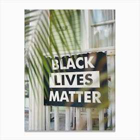 Black Lives Matter on Film Canvas Print