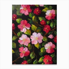 Cherry Blossom Still Life Oil Painting Flower Canvas Print