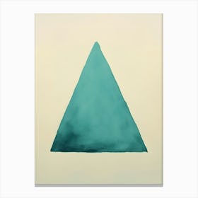 'Blue Triangle' Canvas Print