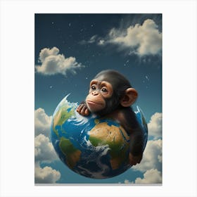 Chimpanzee 1 Canvas Print