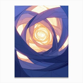 Spirals Of Light Canvas Print