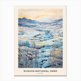 Runion National Park France 4 Poster Canvas Print