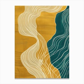 Wavy Lines 3 Canvas Print