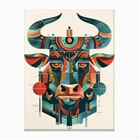 Bull Head 2 Canvas Print