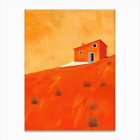 House In The Desert 1 Canvas Print