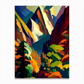 Yosemite National Park United States Of America Cubo Futuristic Canvas Print