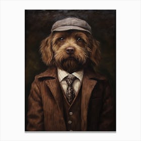 Gangster Dog Wirehaired Pointing Griffon 2 Canvas Print