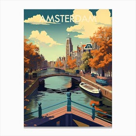 Amsterdam Netherlands City Travel Canvas Print