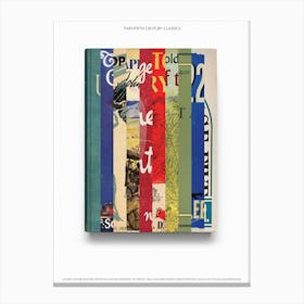 Twentieth Century Classics - Book Lover Abstract Print -First Edition Covers Stampe su tela