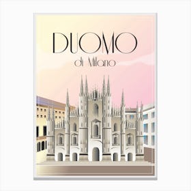 Milan Italy Art Print Canvas Print